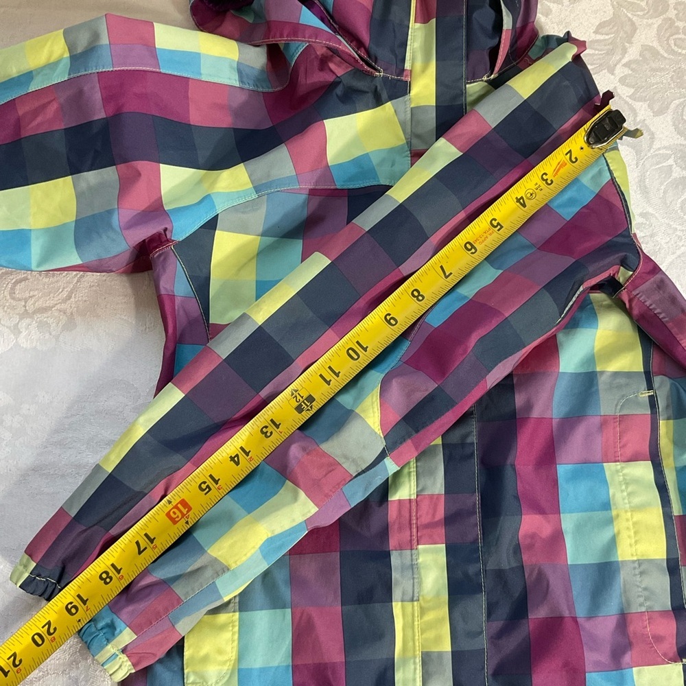 The North Face Girls Size 7/8 Hyvent Resolve Mesh Line Windbreaker Rainbow Color - Picture 8 of 9